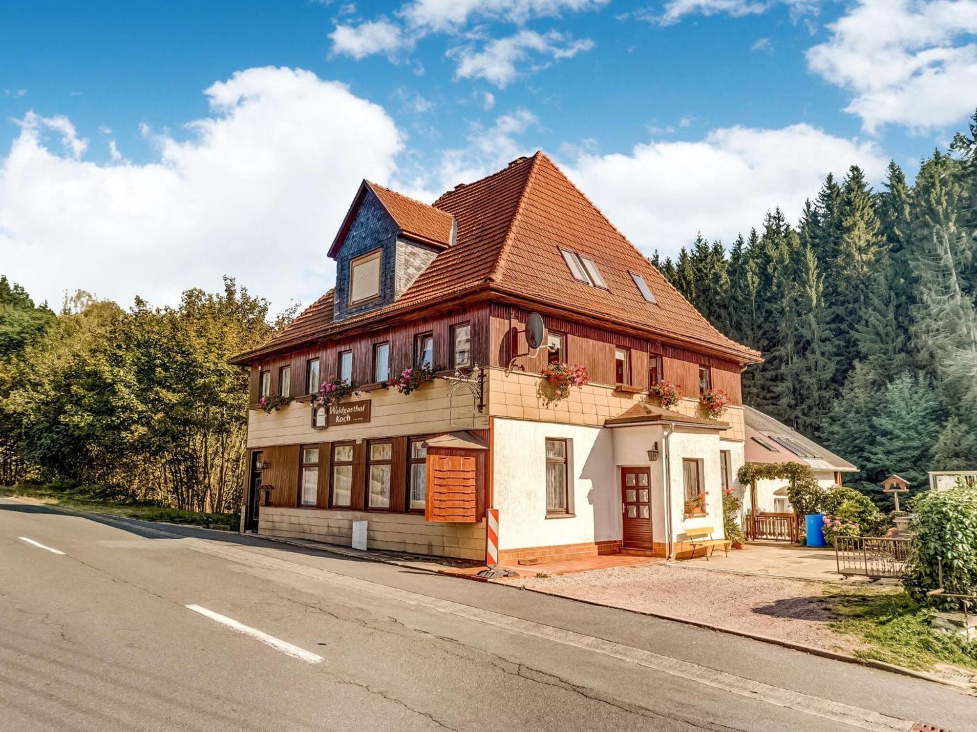 Apartment Thuringian Forest With Balcony Gießübel Exterior foto