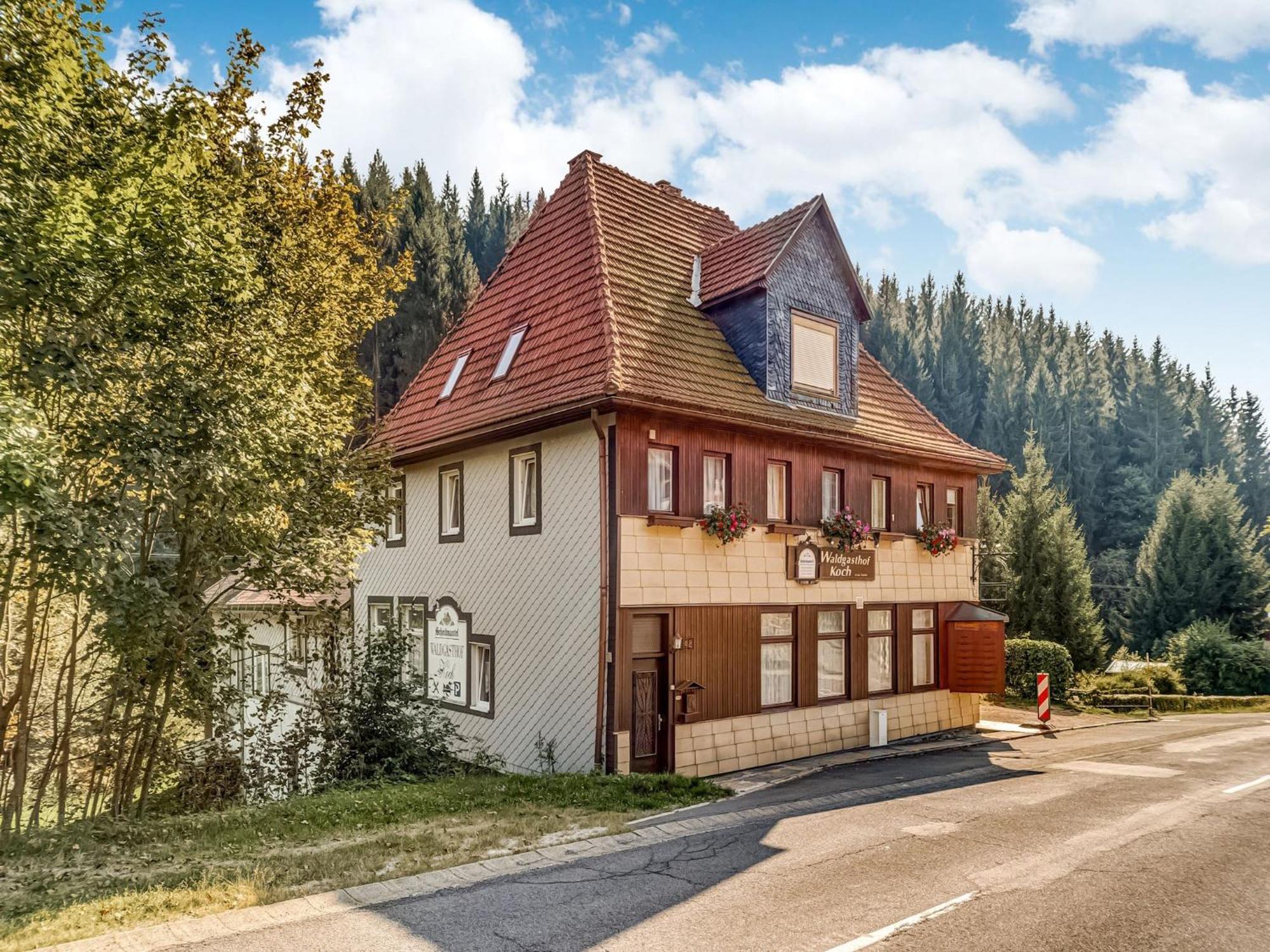 Apartment Thuringian Forest With Balcony Gießübel Exterior foto